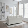 Resenkos U-Shaped 6-Seat Sectional, Configurable Modular Couch with Chaise and Storage Ottoman, - 3 of 4