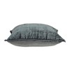 Parkland Collection,Anajar Charcoal Solid Quilted Throw Pillow - 3 of 4
