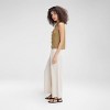 Women's Quilted Tie-Front Vest - Wild Fable™ - 3 of 4