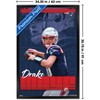 Trends International NFL New England Patriots - Drake Maye 25 Framed Wall Poster Prints - 3 of 4