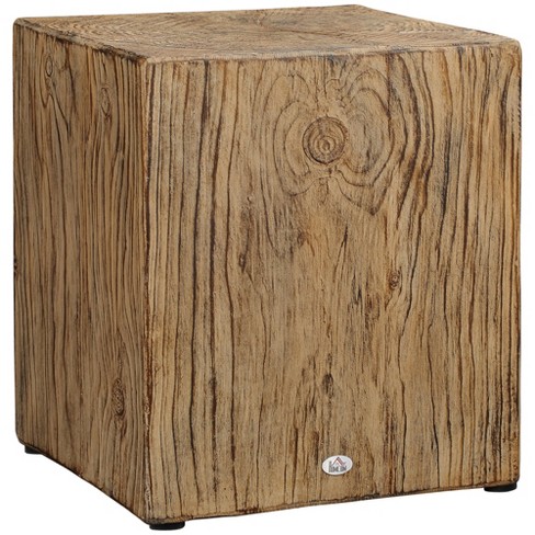 Wood chunk 2024 side table