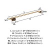 Amerock St. Vincent Wall Mounted Towel Bar - 4 of 4
