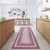Washable Modern Braided Printed Rug Non Slip Low Pile Rug Soft Contemporary Throw Floor Cover Foldable Indoor Carpet for Living Room Bedroom Playroom - 2 of 4