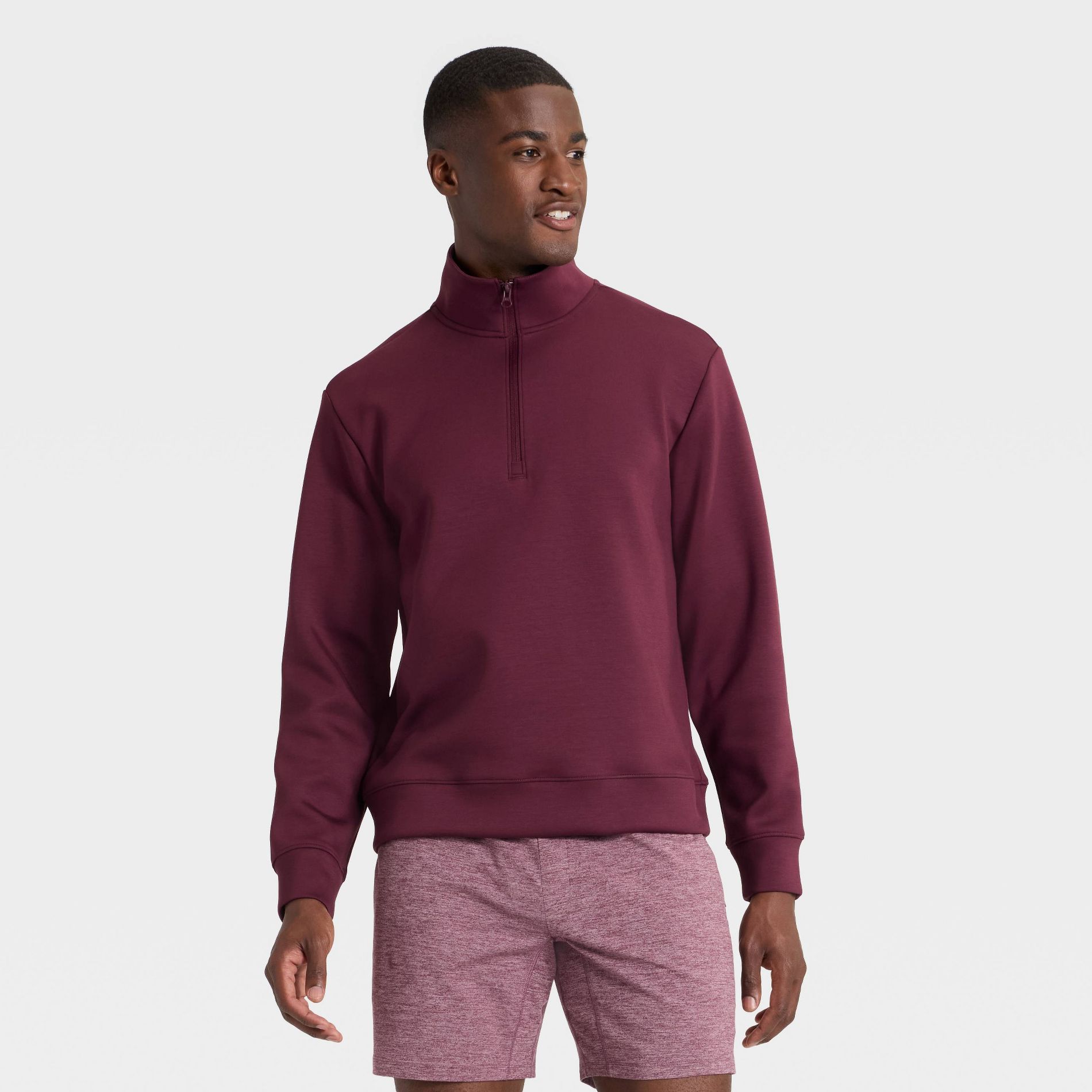 Men's Sleek Spacer Half Zip Sweatshirt - All In Motion™
