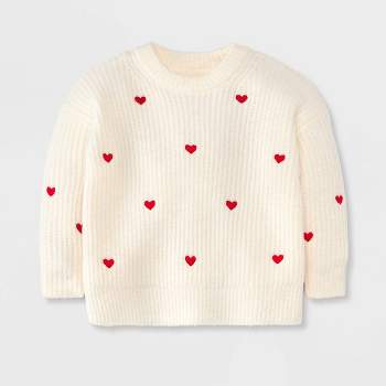 Baby Heart Sweater - Cat & Jack™ Cream