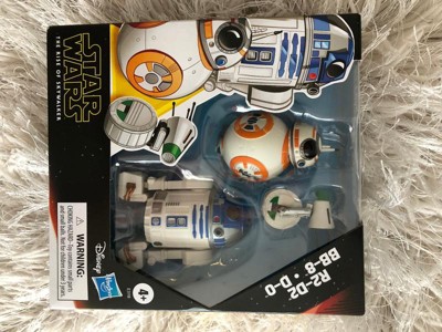 STAR WARS Galaxy of Adventures R2-D2, BB-8, DO Action Figure 3 Pack, 5  Scale Droid Toys with Fun Action Features, Kids Ages 4 & Up