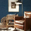 RoomMates Grasscloth Blue Peel & Stick Wallpaper - 4 of 4