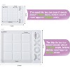 JDICTION 2Pcs Tic Tac Toe Epoxy Resin Molds - Large Silicone Molds for DIY Tabletop Board Game & Travel Game Casting - 2 of 4