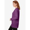 Woman Within Plus Size Perfect Long-Sleeve Crewneck Tunic - 4 of 4