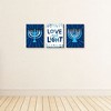 Big Dot of Happiness Hanukkah Menorah - Chanukah Wall Art and Holiday Home Decor - 7.5 x 10 inches - Set of 3 Prints - 3 of 4