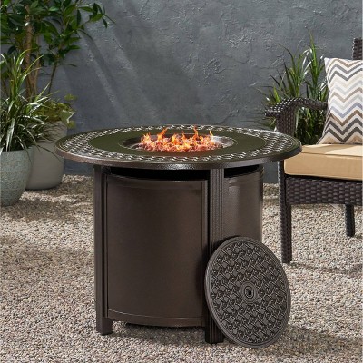 Aluminum Fire Pits Target, Better Homes And Gardens Colebrook Gas Fire Pit