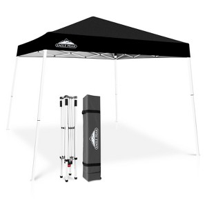 EAGLE PEAK Slant Leg Pop-up Canopy Tent Easy One Person Setup Instant Outdoor Beach Canopy Folding Portable Sports Shelter - 1 of 4