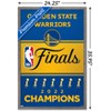 Trends International NBA Golden State Warriors - 2022 Finals Logo Framed Wall Poster Prints - 3 of 4