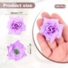 Unique Bargains Home Housewarming Decor DIY Craft Artificial Roses Head 100 Pcs - 2 of 4