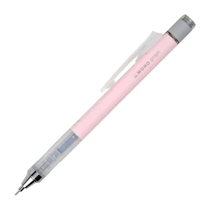 0.5mm MONO Graph Mechanical Pencil Pastel Coral Pink - Tombow, 1 of 4