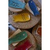 Multicolor Ceramic Fish Plates – Coastal Theme – 1" Tall by Kalalou - 4 of 4