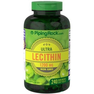 Piping Rock Lecithin 1200mg Softgels | 240 Count