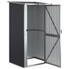 vidaXL Storage Shed - Galvanized Steel Anthracite Garage Tool House - Lockable Door - Weatherproof Garden Shelter - 3 of 4