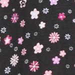 black multi floral