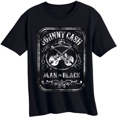 Toddler Boys' Johnny Cash Short Sleeve T-shirt - Black : Target