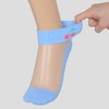Alilang Women's Thin Semitransparent No - Show Socks 5pk Non-slip and Sweat-absorbent - 2 of 4