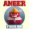 Men's Inside Out Anger Fired Up T-Shirt - 2 of 4