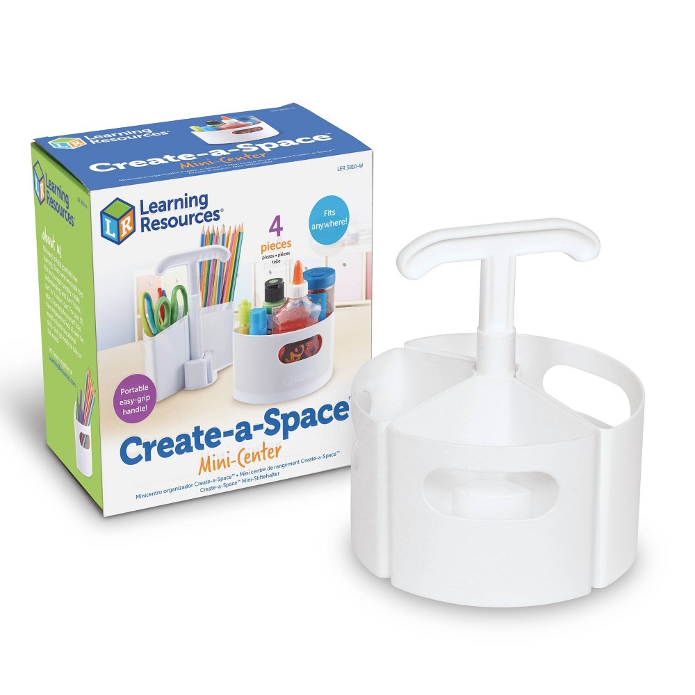 Photos - Other Toys Learning Resources Create-A-Space Mini-Center - White 