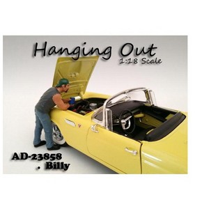 Hanging Out" Billy Figure For 1:18 Scale Models by American Diorama" - 1 of 3