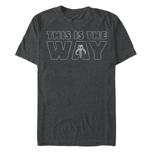 Men's Star Wars: The Mandalorian This Is the Way Skull T-Shirt - 1 of 3