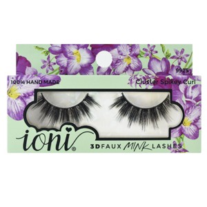 IONI Collector's Premium Edition 3D Faux Mink Lash Cluster Spikey Curl (Pack of 6) - 1 of 3