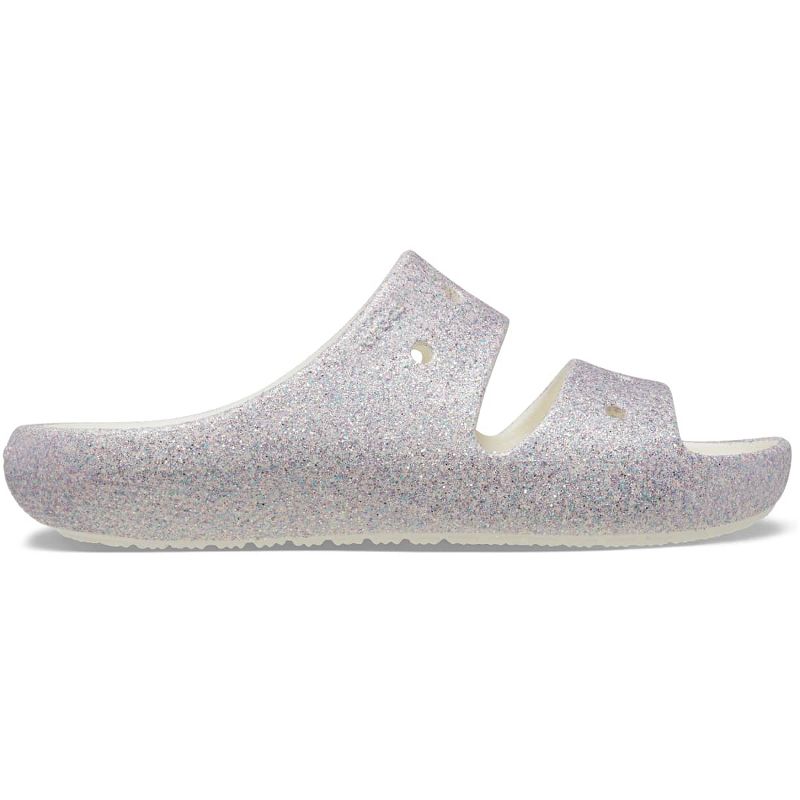 Crocs Kids' Classic Glitter Sandals 2.0, 1 of 7