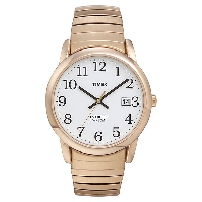 Timex men's shop gold watch