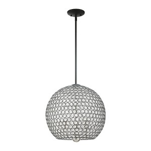 Livex Lighting Cassandra 3 - Light Pendant in  Black - 1 of 2