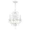 Livex Lighting Athena 4 - Light Chandelier in  Antique White - 3 of 4