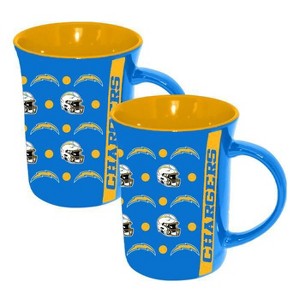 NFL Los Angeles Chargers Line Up 2pk Mug - 15oz - 1 of 3