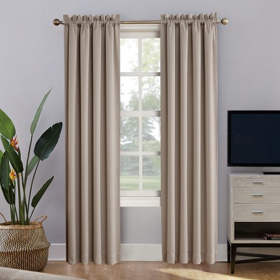 Sun Zero Blackout Oslo Theater Grade Rod Pocket Curtain Panel