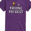 Men's - Peanuts - Trying My Best Short Sleeve Graphic T-Shirt - 2 of 4