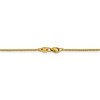 Black Bow Jewelry 1mm 14k Yellow Gold Diamond Cut Open Franco Chain Necklace - 4 of 4