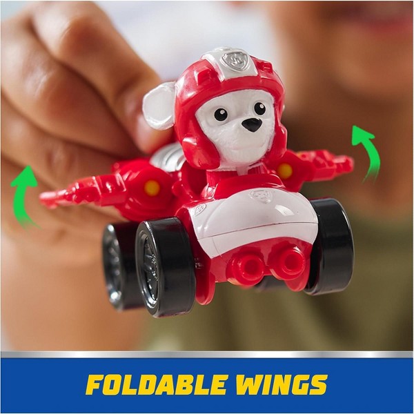 Paw Patrol: Rescate Aéreo, Pup Squad Racers 6-Pack, Autos de Juguete de Mano para Juego de Imitación para Niños y Niñas de 3+ 8