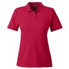 EG PRO Women's Cotton Polo Shirt – Short Sleeve Collared Polo for Women, Classic Fit Casual Golf Polo Top - 3 of 4