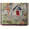 Manual Woodworks and Weavers Historic Church 100% Cotton Woven Throw Blanket 50x60 Multi-Color - 2 of 3