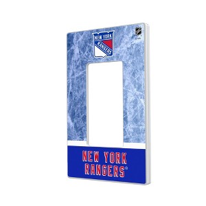 NHL Eastern Conference Teams Ice Wordmark Hidden-Screw Light Switch Plate for Single Rocker - 1 of 4