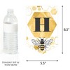 Big Dot of Happiness Little Bumblebee - Bee Birthday Party Bunting Banner - Party Decorations - Happy Birthday - 3 of 4