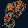 Adult Design By Humans Elephant (Majestic) By kase Sweatshirt - 2 of 3