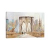 iCanvas Brooklyn Bridge Walkway by Allison Pearce Canvas Print Wall Art - 2 of 3