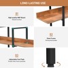 CAVINAS Bookcases for Living Room 5-tier 70.87" H Open Storage Vintage Industrial Style Bookcase with Metal Frame for Office - 4 of 4