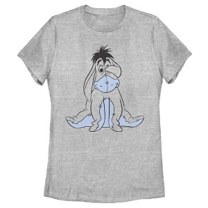 Women's Winnie the Pooh Shy Eeyore T-Shirt - 1 of 4