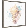 Amanti Art Salento Coast IV (Seashell) by James Wiens Canvas Wall Art Print Framed 16-in. x 16-in. - 3 of 4