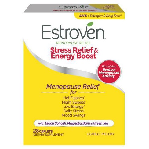 Estroven Menopause Relief + Stress Supplement Caplets - 28ct - image 1 of 4