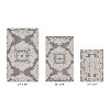 Medallion Collection 100% Cotton Tufted Bath Rug Set of 3 - Better Trends - 4 of 4